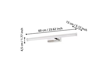 Vägglampa Eglo Vadumi 600 mm - Vit/Krom - Belysning - Badrumslampa & badrumsbelysning - Badrumslampa vägg