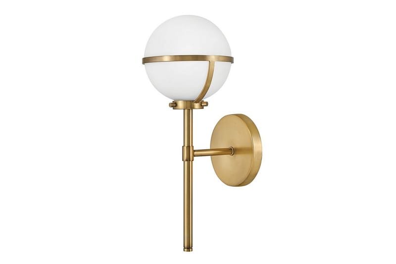 Vägglampa Hinkley Hollis Heritage mässing, Heritage mässing