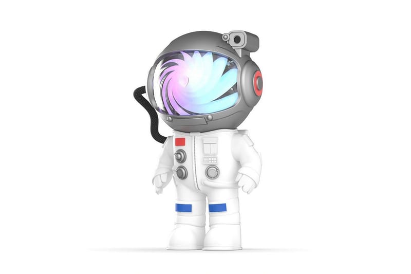 Barnlampa Mobility On Board Stellar Light Space Astronaut, Vit