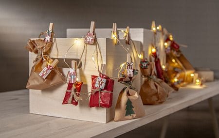 Clippy Advent Ljusslinga 240 cm - flerfärgad - Belysning - Dekorationsbelysning - Dekorationsbelysning inomhus - Ljusslinga inomhus
