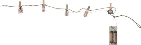 Clippy Advent Ljusslinga 240 cm - flerfärgad - Belysning - Dekorationsbelysning - Dekorationsbelysning inomhus - Ljusslinga inomhus