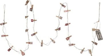 Clippy Advent Ljusslinga 240 cm - flerfärgad - Belysning - Dekorationsbelysning - Dekorationsbelysning inomhus - Ljusslinga inomhus