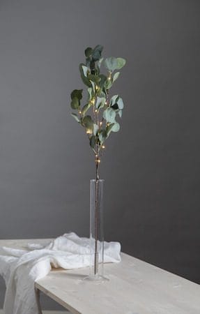 Eucalyptus Dekorationskvist 30 cm - grön - Belysning - Dekorationsbelysning - Dekorationsbelysning inomhus - Ljuslist