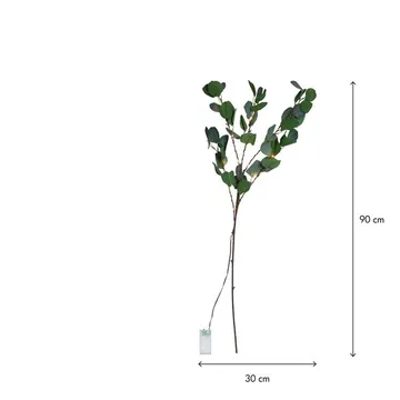 Eucalyptus Dekorationskvist 30 cm - grön - Belysning - Dekorationsbelysning - Dekorationsbelysning inomhus - Ljuslist