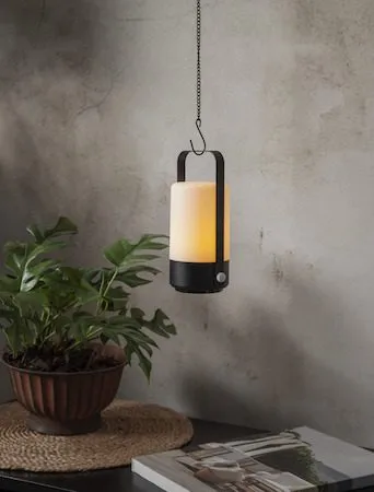 Flame Lantern Lykta 10 cm - svart - Belysning - Dekorationsbelysning - Dekorationsbelysning inomhus - Batteridrivna ljus