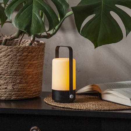 Flame Lantern Lykta 10 cm - svart - Belysning - Dekorationsbelysning - Dekorationsbelysning inomhus - Batteridrivna ljus