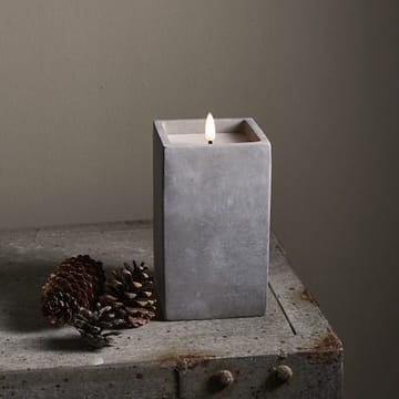 Flamme Cem LED Blockljus 9 cm - grå - Belysning - Dekorationsbelysning - Dekorationsbelysning inomhus - Batteridrivna ljus