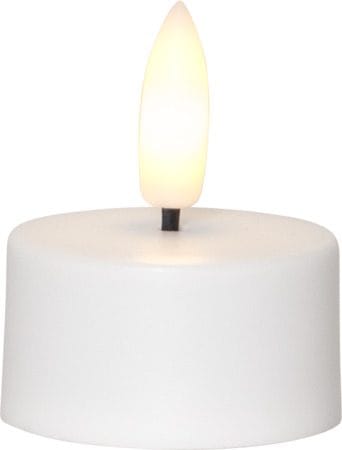 Flamme Charge LED Ljus 24 cm - vit - Belysning - Dekorationsbelysning - Dekorationsbelysning inomhus - Batteridrivna ljus