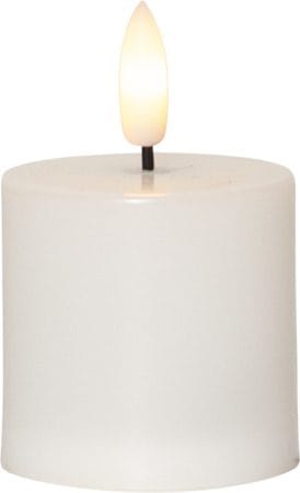 Flamme Charge LED Ljus 24 cm - vit - Belysning - Dekorationsbelysning - Dekorationsbelysning inomhus - Batteridrivna ljus