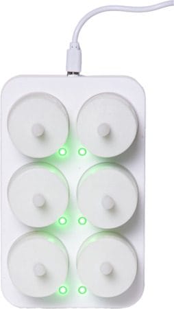Flamme Charge LED Ljus 6-pack 14 cm - vit - Belysning - Dekorationsbelysning - Dekorationsbelysning inomhus - Batteridrivna ljus