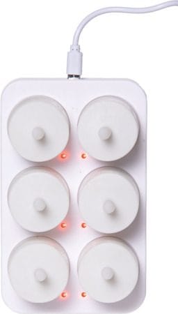 Flamme Charge LED Ljus 6-pack 14 cm - vit - Belysning - Dekorationsbelysning - Dekorationsbelysning inomhus - Batteridrivna ljus