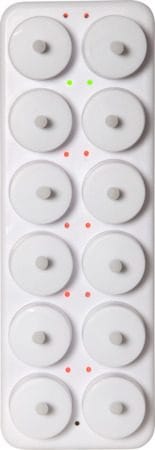 Flamme Charge LED Värmeljus 12-pack - vit - Belysning - Dekorationsbelysning - Dekorationsbelysning inomhus - Batteridrivna ljus