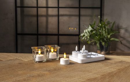 Flamme Charge LED Värmeljus 6-pack - vit - Belysning - Dekorationsbelysning - Dekorationsbelysning inomhus - Batteridrivna ljus