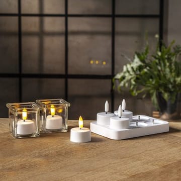 Flamme Charge LED Värmeljus 6-pack - vit - Belysning - Dekorationsbelysning - Dekorationsbelysning inomhus - Batteridrivna ljus