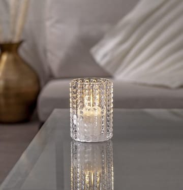 Flamme Dotty LED Ljus 9 cm - transparent - Belysning - Dekorationsbelysning - Dekorationsbelysning inomhus - Batteridrivna ljus