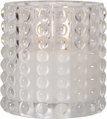 Flamme Dotty LED Ljus 9 cm - transparent - Belysning - Dekorationsbelysning - Dekorationsbelysning inomhus - Batteridrivna ljus
