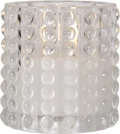 Flamme Dotty LED Ljus 9 cm - transparent - Belysning - Dekorationsbelysning - Dekorationsbelysning inomhus - Batteridrivna ljus