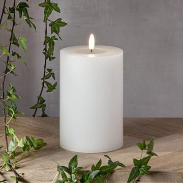 Flamme Flow Big LED Blockljus 17,5 cm - vit - Belysning - Dekorationsbelysning - Dekorationsbelysning inomhus - Batteridrivna ljus