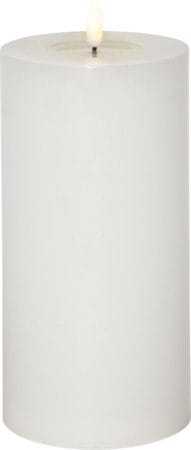 Flamme Flow Big LED Blockljus 22,5 cm - vit - Belysning - Dekorationsbelysning - Dekorationsbelysning inomhus - Batteridrivna ljus