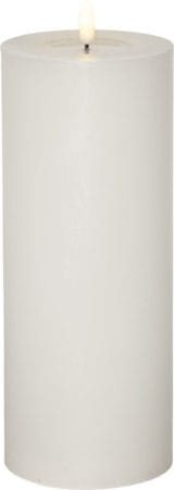 Flamme Flow Big LED Blockljus 27,5 cm - vit - Belysning - Dekorationsbelysning - Dekorationsbelysning inomhus - Batteridrivna ljus