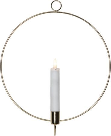 Flamme Ring Inomhusdekoration 28 cm - mässing - Belysning - Dekorationsbelysning - Dekorationsbelysning inomhus - Batteridrivna ljus