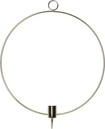 Flamme Ring Inomhusdekoration 28 cm - mässing - Belysning - Dekorationsbelysning - Dekorationsbelysning inomhus - Batteridrivna ljus