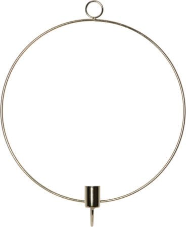 Flamme Ring Inomhusdekoration 28 cm - mässing - Belysning - Dekorationsbelysning - Dekorationsbelysning inomhus - Batteridrivna ljus