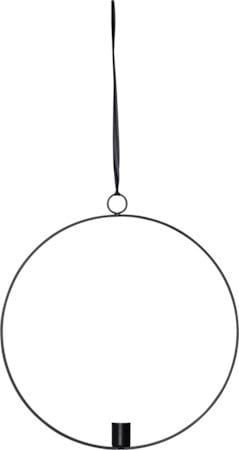 Flamme Ring Inomhusdekoration 28.5 cm - svart och vit - Belysning - Dekorationsbelysning - Dekorationsbelysning inomhus - Batteridrivna ljus