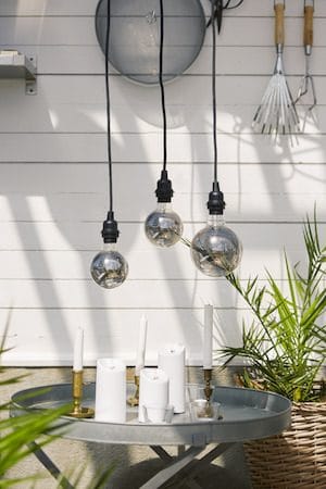 Flamme Rustic LED Antikljus 2-pack 15 cm - vit - Belysning - Dekorationsbelysning - Dekorationsbelysning inomhus - Batteridrivna ljus