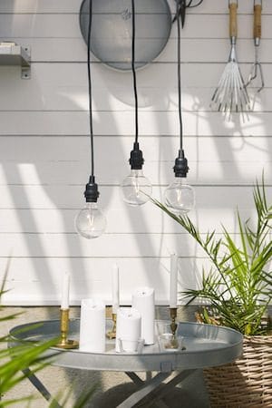 Flamme Rustic LED Antikljus 2-pack 15 cm - vit - Belysning - Dekorationsbelysning - Dekorationsbelysning inomhus - Batteridrivna ljus