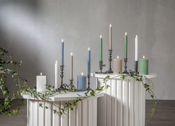 Flamme Stripe LED Antikljus 2-pack 25 cm - vit - Belysning - Dekorationsbelysning - Dekorationsbelysning inomhus - Batteridrivna ljus