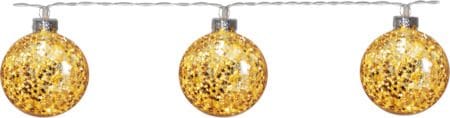 Glitter Ljusslinga - guld - Belysning - Dekorationsbelysning - Dekorationsbelysning inomhus - Ljusslinga inomhus