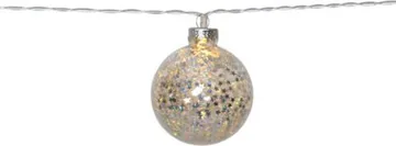 Glitter Ljusslinga - silver - Belysning - Dekorationsbelysning - Dekorationsbelysning inomhus - Ljusslinga inomhus