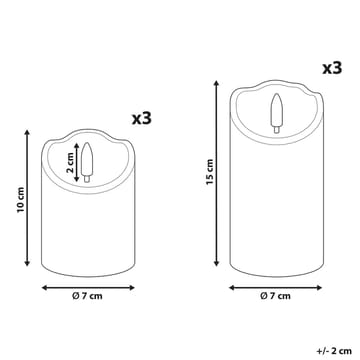 LED-ljus Amorea Set med 6 - Inredning - Dekoration & inredningsdetaljer - Julpynt & juldekoration - Julljus