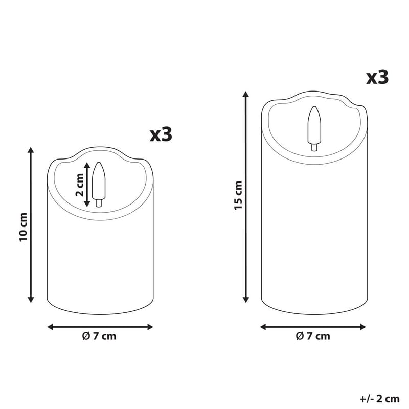 LED-ljus Amorea Set med 6 - Inredning - Dekoration & inredningsdetaljer - Julpynt & juldekoration - Julljus