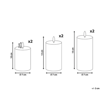 LED-ljus Braise Set med 6 - Inredning - Dekoration & inredningsdetaljer - Julpynt & juldekoration - Julljus