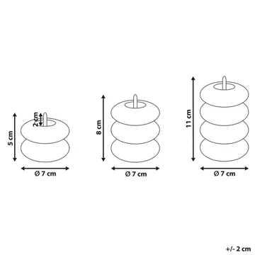 LED-ljus Eternis Set med 3 - Inredning - Dekoration & inredningsdetaljer - Julpynt & juldekoration - Julljus