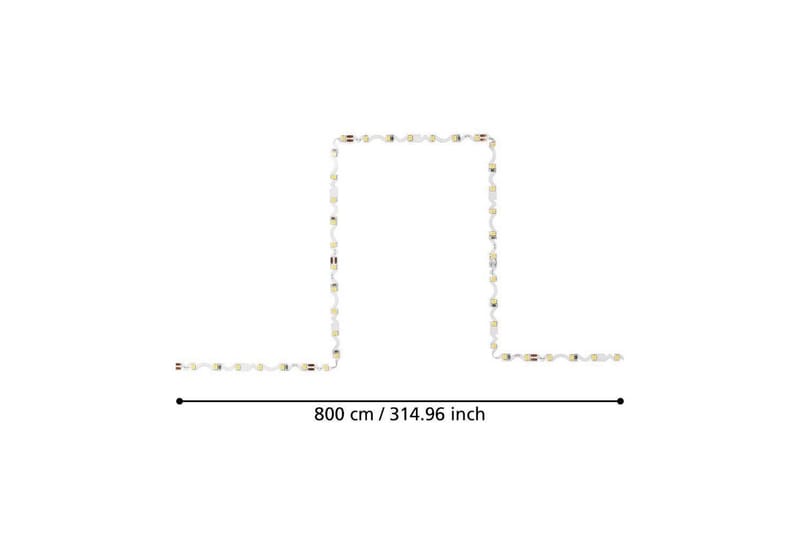 Ljuslist Eglo Flexible 3000K 8 m - Belysning - Dekorationsbelysning - Dekorationsbelysning inomhus - Ljuslist