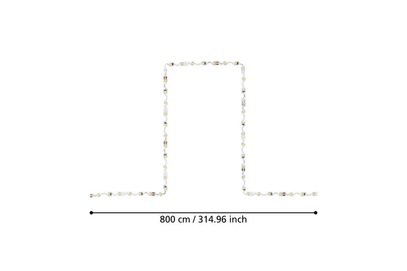 Ljuslist Eglo Flexible 4000K 8 m - 8 m - Belysning - Dekorationsbelysning - Dekorationsbelysning inomhus - Ljuslist