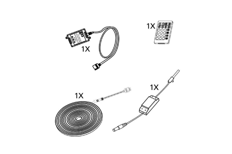 Ljuslist Eglo Flexible CCT 8 m - 8 m - Belysning - Dekorationsbelysning - Dekorationsbelysning inomhus - Ljuslist