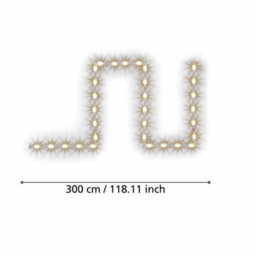 Ljuslist Stripe-Z LED-ZIG-CCT - 3 m - Belysning - Dekorationsbelysning - Dekorationsbelysning inomhus - Ljuslist