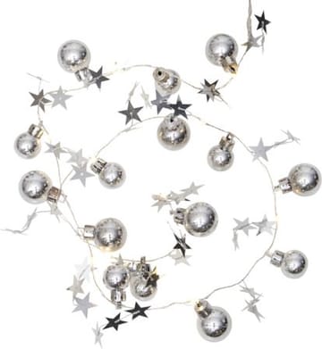 Ljusslinga X-mas 10 ljus - Silver / Transparent - Belysning - Dekorationsbelysning - Dekorationsbelysning inomhus - Ljusslinga inomhus
