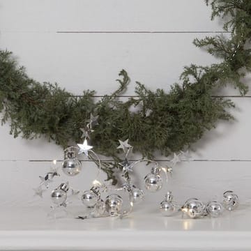 Ljusslinga X-mas 10 ljus - Silver / Transparent - Belysning - Dekorationsbelysning - Dekorationsbelysning inomhus - Ljusslinga inomhus