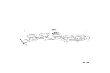 Ljusstake Cleonae - Belysning - Dekorationsbelysning - Dekorationsbelysning inomhus - Ljuslist