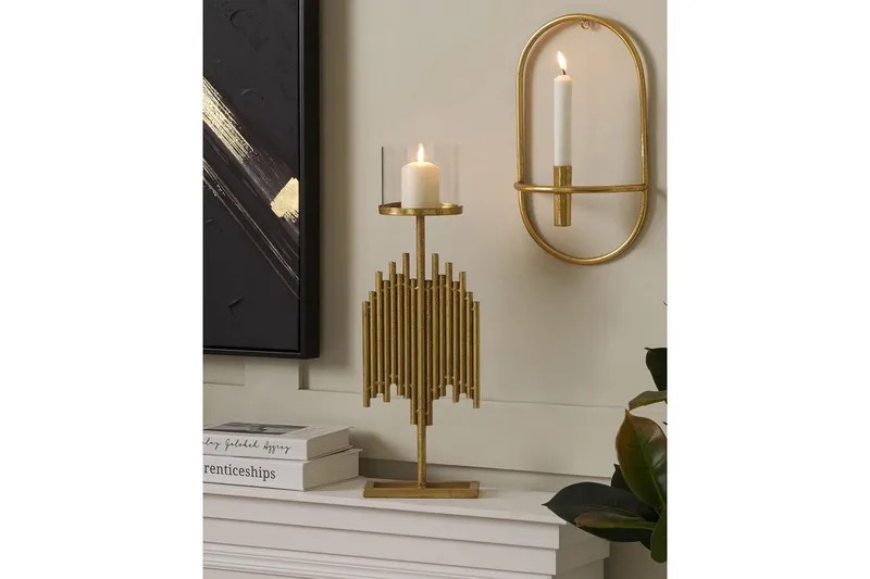 Ljusstake Nias 18x13x53 cm - 18x13x53 cm - Belysning - Dekorationsbelysning - Dekorationsbelysning inomhus - Ljuslist