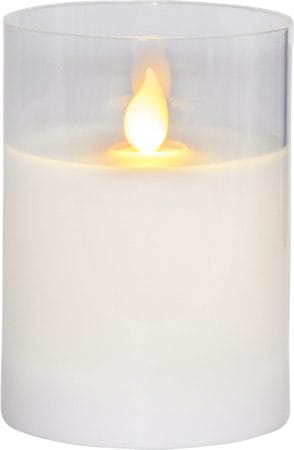 M-Twinkle LED Blockljus 10 cm - vit och transparent - Belysning - Dekorationsbelysning - Dekorationsbelysning inomhus - Batteridrivna ljus