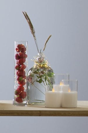 M-Twinkle LED Blockljus 15 cm - transparent - Belysning - Dekorationsbelysning - Dekorationsbelysning inomhus - Batteridrivna ljus