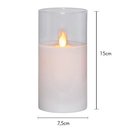 M-Twinkle LED Blockljus 15 cm - transparent - Belysning - Dekorationsbelysning - Dekorationsbelysning inomhus - Batteridrivna ljus