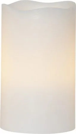 May LED Blockljus 3-pack 7.5 cm - marmorerad vit - Belysning - Dekorationsbelysning - Dekorationsbelysning inomhus - Batteridrivna ljus