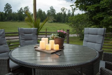 Paul set av 5 LED Blockljus 10 cm - elfenbensvit - Belysning - Dekorationsbelysning - Dekorationsbelysning inomhus - Batteridrivna ljus